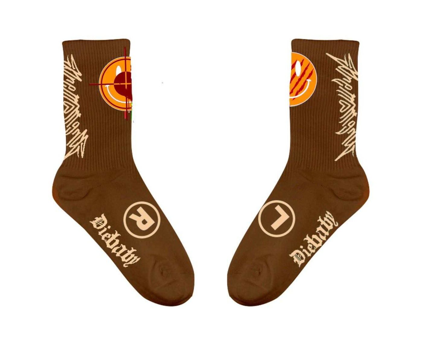 PREMO “PARIS MOCHA” SOCKS